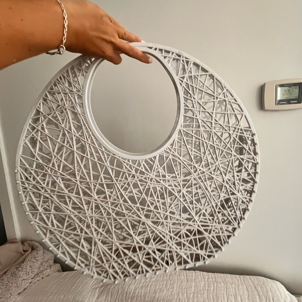 Rare Melissa + Campana Brothers Limited Edition White Woven Tote Bag